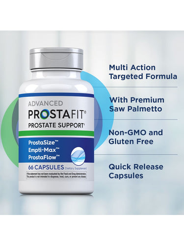 Prostate Support Supplement for Men | 66 Capsules | Saw Palmetto Complex | Laboratory Tested | By ProstaFit