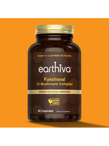 Organic Mushroom Blend | Grown in a Certified US Facility | 10-in-1 Complex 1,200 mg | Lion’s Mane, Chaga, Turkey Tail, Maitake, Shiitake, Reishi  & More | Laboratory Tested | Superior Absorption