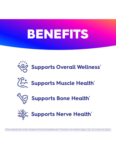 WholeMag 10 Magnesium Complex | Total Body Support | Supports Muscle, Bone and Nerve Health | High Absorption